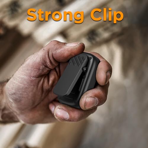 Ainostone Wearable Bluetooth Speaker Built in Mics for Hands Free Call/Voice Assistant Clip on Portable Small Wireless Spe...