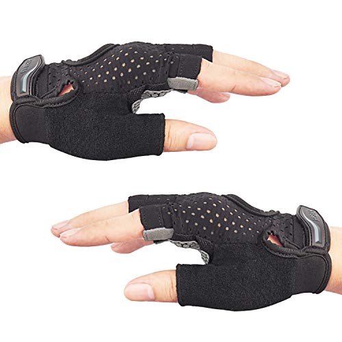 Hopedas Workout Gloves Weight Lifting Gloves Palm Support Protection for Men Women, Exercise Gloves Sports for Training, F...