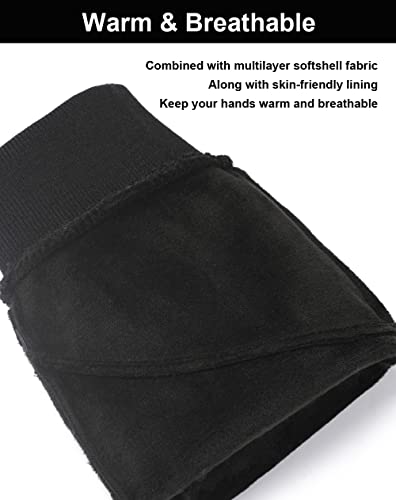 Winter Gloves for Men & Women - Touch Screen, Warm & Waterproof, Running, Cycling & Driving Gloves