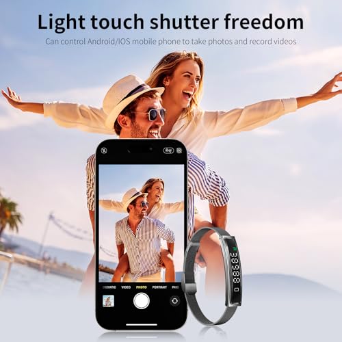 LICNPHLL Smart Bracelet,Activity&Fitness Trackers,Touch Screen/Sleep Tracker/Heart Rate/Blood Oxygen,5ATM Waterproof,Multi...