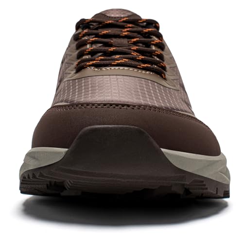 HOBIBEAR Men's Trail Hiking Shoes Wide Fit - Lightweight Low Top Breathable Sneakers for Walking, Trekking & Outdoor Adven...
