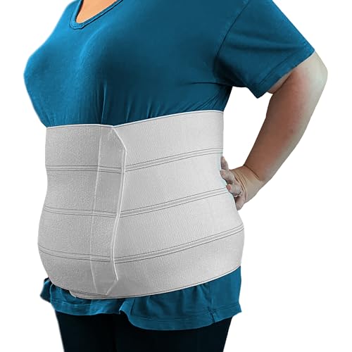 MARS WELLNESS Premium Plus Size Bariatric Abdominal Binder - 12" 4 Section/Panel - Bariatric Binder Abdominal Brace for Me...