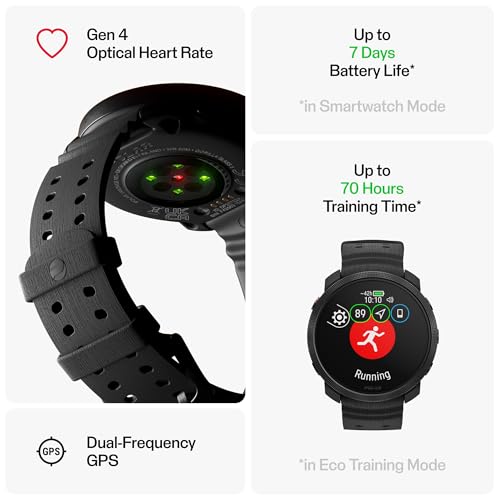 Polar Vantage M3 – Multi-Sport Smartwatch with AMOLED Display, Dual-Frequency GPS, Turn-by-Turn Navigation, Up to 7-Day Ba...