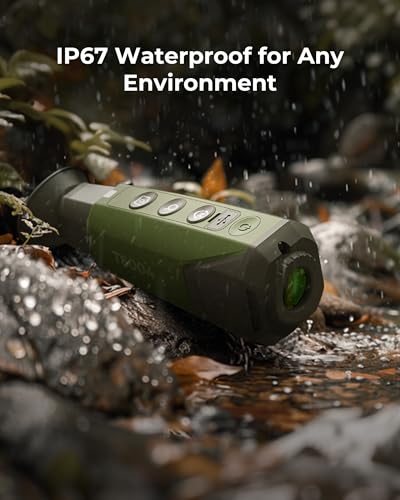 TOPDON TS004 Thermal Imaging Monocular, 320 x 240 TISR 256 x 192 IR Resolution, Supported Wireless Connection, 13mm 50Hz T...