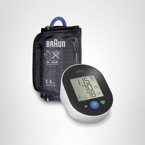 Braun ExactFit™ 2 Blood Pressure Monitor for Home Use - Accurate Blood Pressure Machine, Color-Coded Results, Large Displa...