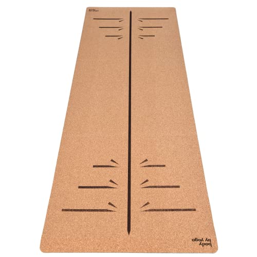 Luxury Cork Yoga Mat - Non Slip, Extra Thick Grip. Thicker, Longer, and Wider for More Comfort and Support. Tough Enough F...