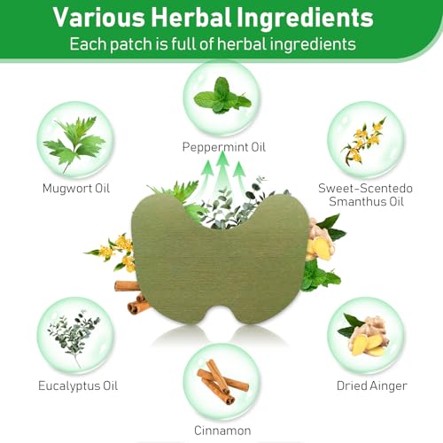 42Pcs Knee Patches，Warming Herbal Patches Wormwood Extract Sticker Heat Patches for Knee, Back, Neck, Shoulder