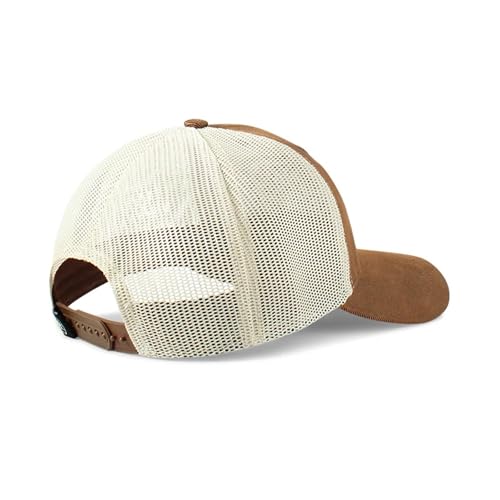 ARIAT Women's Trucker Cap with Leather Floral Patch and Snapback Closure