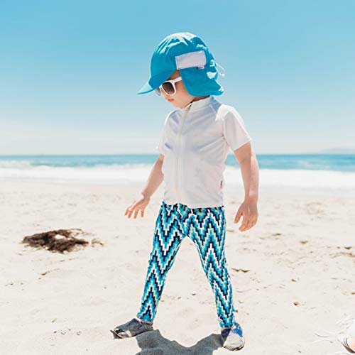 SwimZip Sun Hat with Neck Flap | UPF 50+ Protection for Baby, Toddler, and Kids
