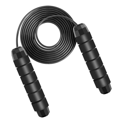 Jump Rope, Adjustable Jump Ropes for Fitness for Women Men and Kids Tangle-Free Rapid Speed Jumping Rope Cable with Ball B...