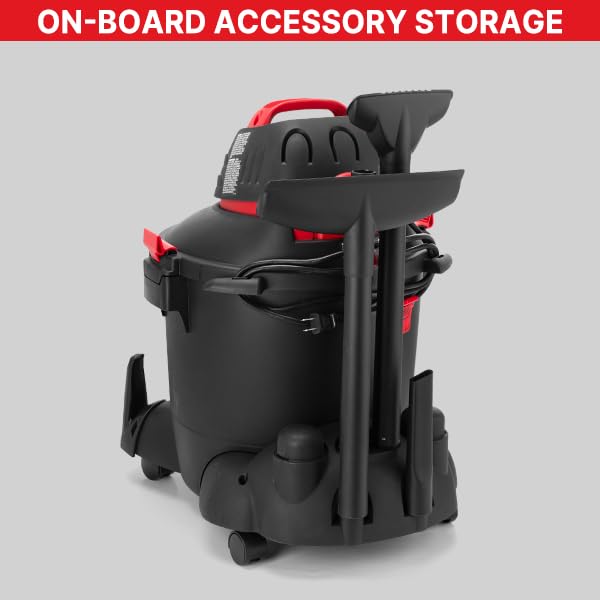 Shop-Vac 5922805 Wet/Dry Vacuum, 8 Gallon, 4.5 Peak HP, 1.25 Inch Diameter x 7 Foot Hose, 6 Foot Cord, Ideal for Jobsite, Garage, Workshop & Home
