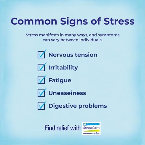 Boiron StressCalm Tablets for Relief of Stress, Anxiousness, Nervousness, Irritability, and Fatigue - 120 Count (2 Pack of...