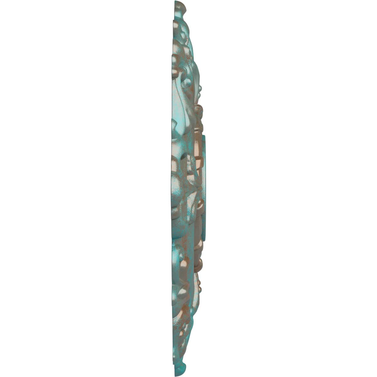 Ekena Millwork Cm18Rlcgs Riley Ceiling Medallion, Copper Green Patina