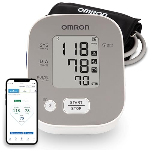 OMRON Bronze Blood Pressure Monitor for Home Use & Upper Arm Blood Pressure Cuff - #1 Doctor & Pharmacist Recommended Bran...