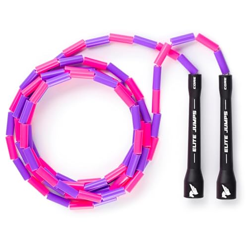 Beaded Kids Exercise Jump Rope - Segmented Skipping Rope for Kids - Durable Shatterproof Outdoor Beads - Light Weight and ...