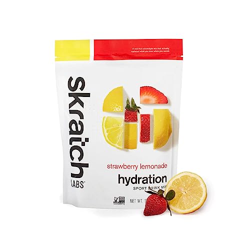 Skratch Labs Hydration Powder | Sport Drink Mix | Electrolytes Powder for Exercise, Endurance, and Performance | Strawberr...