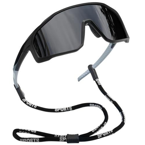 Joopin Sports Sunglasses Men Women Polarized Wrap Around Sun Glasses UV400 Protection Shades Sunnies