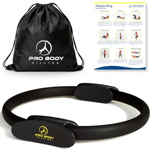ProBody Pilates Fitness Circle – 14 Inch Pilates Ring for Focusing on Toning Inner Thighs, Arms, and Core