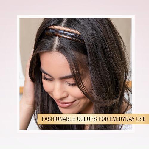 Scunci by Conair Effortless Beauty Skinny headband -plastic Headbands for Women and Men - hair accessories for women - Neu...