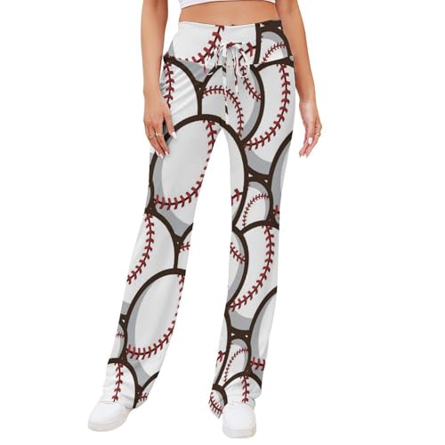 DUMIERTKL Yoga Pants Women, Casual Loose Lounge Pant, Leg Sweatpants for Gym Sport Running Daily Wear