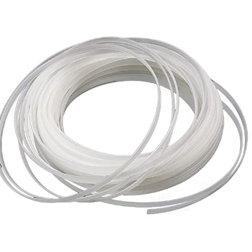 Yalulu 10 Meters Roll of 1/5" Wide Clear Plastic Boning, Plastic Boning for Sewing Corsets, Nursing Caps, Bridal Gowns, Ev...
