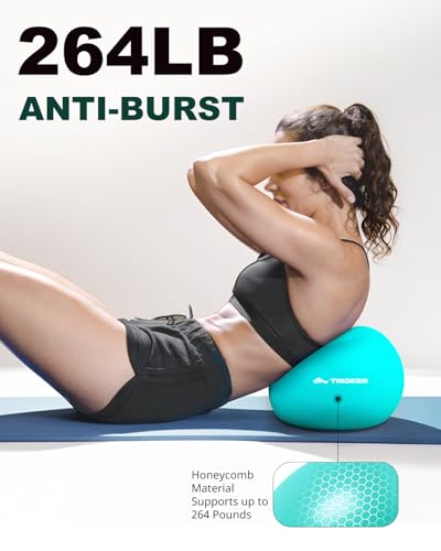 Trideer 9-inch Pilates Ball&Stretching Strap Yoga Strap