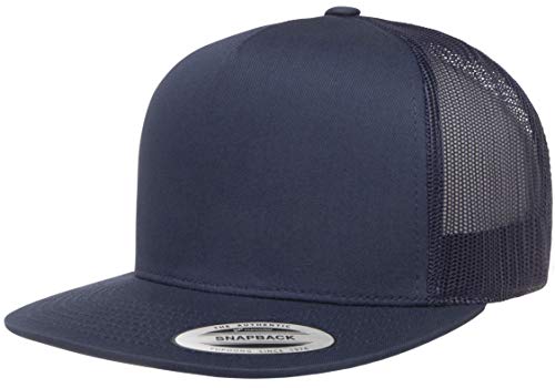 Yupoong Men's YP Classics Trucker Hat, Navy, One Size