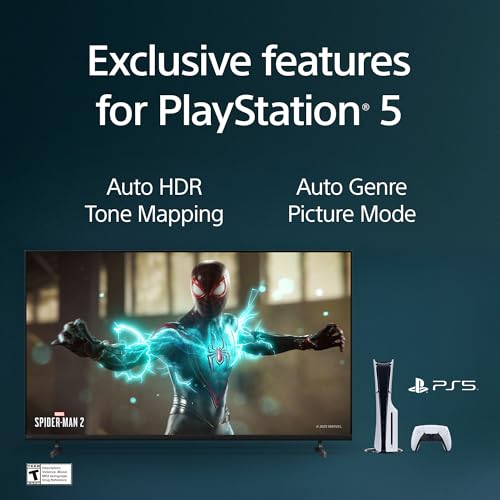 Sony BRAVIA 2 II 43 Inch 4K Ultra HD LED Smart TV with Google TV and Exclusive Features for PlayStation®5 (K-43S20M2), 202...