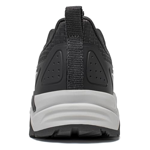 HOBIBEAR Men's Trail Hiking Shoes Wide Fit - Lightweight Low Top Breathable Sneakers for Walking, Trekking & Outdoor Adven...