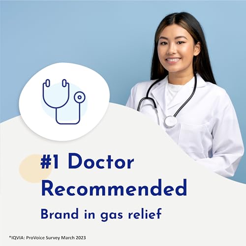 Gas-X Maximum Strength Gas Relief Softgels with Simethicone 250 mg for Bloating Relief - 50 Count