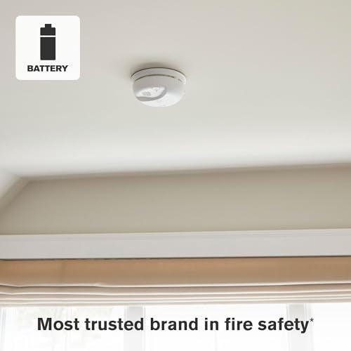 First Alert Combination Smoke & Carbon Monoxide Alarm, Battery Operated Detector with Test & Silence Button, SMICO100, 3-Pack