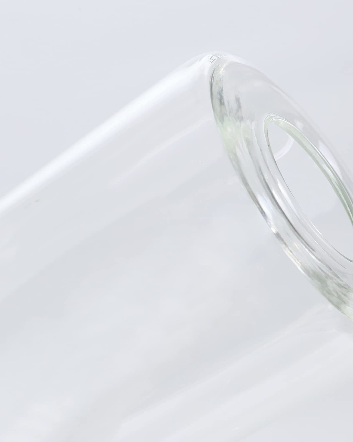 Eidonta Clear Glass Shade Covers, 5.5in Height, 3.5in Diameter, 8 Pack