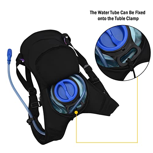 Roptat Hydration Backpack Pack with 2L Hydration Bladder - Lightweight Water Backpack Water Pouch for Women Men Running Ri...