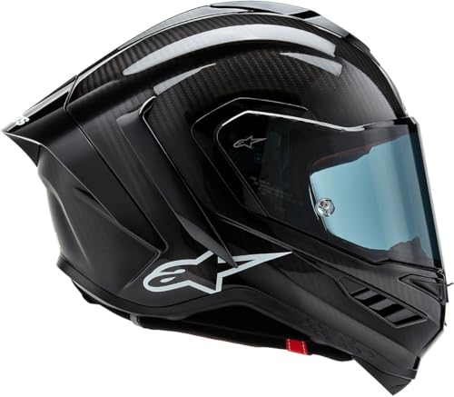 Alpinestars Supertech R10 Solid Helmet, Carbon Shell, CE-Certified, Advanced Ventilation & Fit