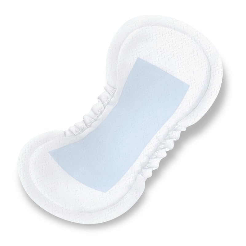 Medline ContourPlus Bladder Control Pads, Maximum Absorbency, 6.5 x 13.5 Inches, Bag of 28
