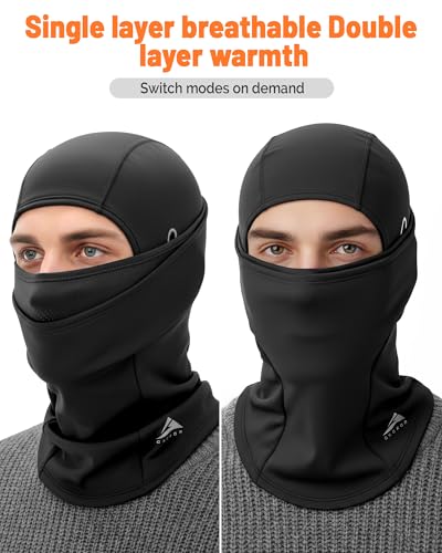 GXCROR Balaclava Ski Mask for Men & Women, Winter Face Mask Cold Weather Windproof Thermal Motorcycle Snowboard Cycling