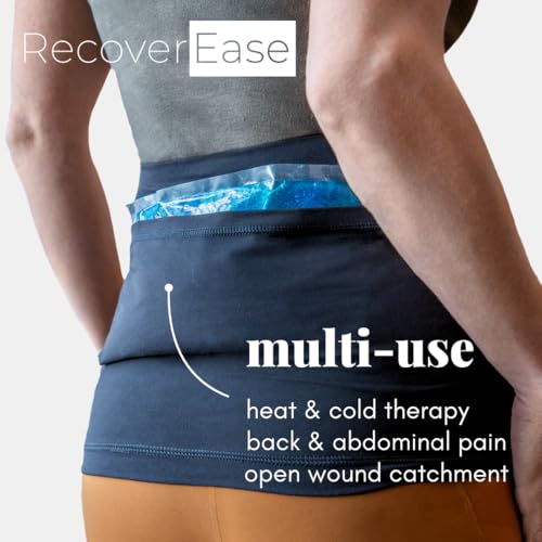 RecoverEase - Mastectomy Drain Pouch for Breast Cancer Treatment & Recovery Supplies - Essential Post Surgery Must Haves &...