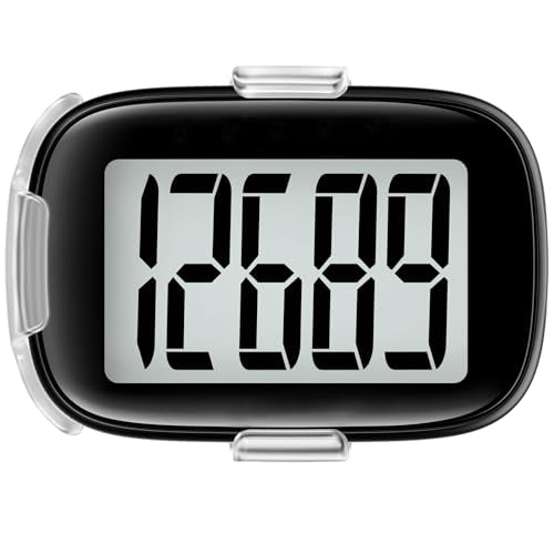 Pedometer Walking Simple 3D Step Counter with Clip and Lanyard, Activities Fitness Tracker Without Smartphone, Accurate St...