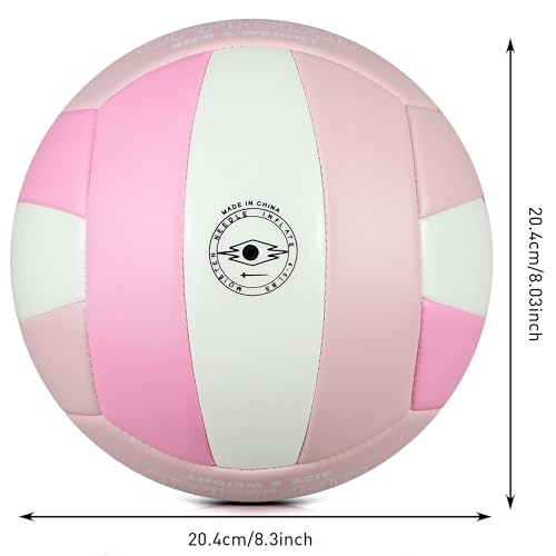 YeStrikeX Official Size 5 Glow in The Dark Volleyball, Fluorescent Light Night Volleyball Soft Indoor Outdoor Volleyball G...