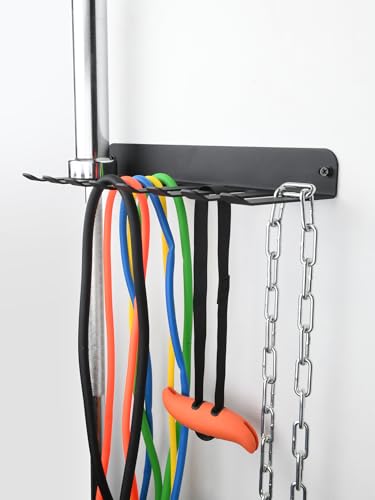 Performance Seven Bars Holder Storage,Custom Powder Coated HEAVY-DUTY STEEL Mount Wall Rack Storage Rack,Weight Room Organ...