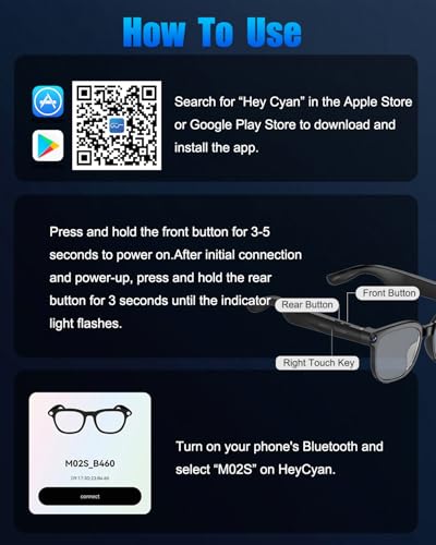 800W Ai Smart Glasses with Camera 1080P HD Video Recording, AI Translator for 160 Languages, GPT Object Recognition, Bluet...