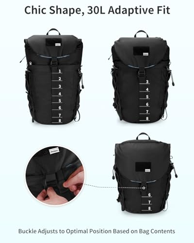 Blue Quartz Hiking Backpack 30L Lightweight Packable Backpack for Travel, Water Resistant Foldable Daypack for Women Men, ...