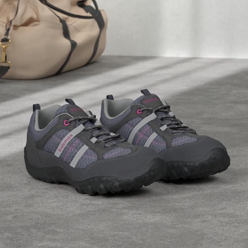 Knixmax Womens Hiking Shoes Lightweight Non-Slip Climbing Trekking Sneakers for Woman Camping Backpacking Shoe Summer Hike...