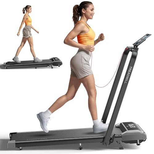 Acezoe Walking Pad Treadmill with Incline, 2 in 1 Foldable Treadmills for Home Small Office, 300lbs Portable Compact Under...