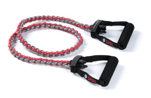 SPRI Braided Xertube Resistance Bands – Premium Exercise Band for Men & Women – Workout Equipment for Home Gym Fitness Tra...
