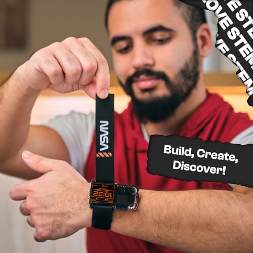 NASA Artemis DIY Smartwatch Kit | Learn Coding, Electronics & Wearable Tech | STEM Gift for Kids & Teens (Ages 9+)
