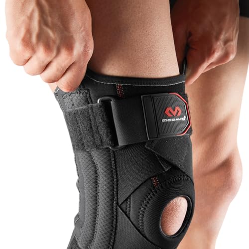 McDavid Knee Brace Support with Side Stays, Compression Knee Sleeve & Cross Straps for Patellar Tendon Support, Tendoniti...