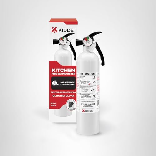 Kidde Fire Extinguisher for Kitchen, Residential, Single-Use, 711A