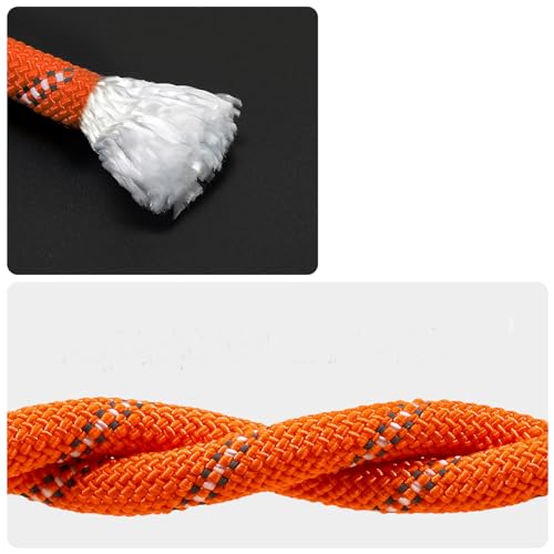 NorthPada 8/10/12mm x 5/10/20/30meter Static Rope Climbing Rope Marine Rope Anchor Rope Boat Rope Rappelling Rope Float Ro...