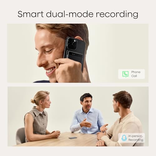 Plaud Note Pro AI Voice Recorder, Transcribe & Summarize with AI, App Control, Note Taker for Meetings & Calls, Supports 1...